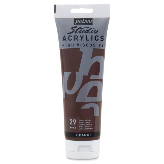 Acrylic hv - studio - 250ml - burnt umber