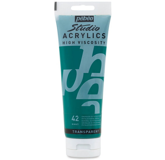 Acrylic hv - studio - 250ml - phthalo emerald green