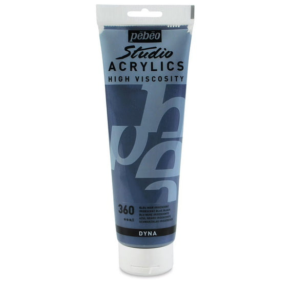 Acrylic hv - studio - 250ml - iridescent black blue