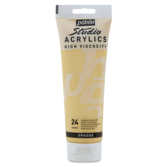 Acrylic hv - studio - 250ml - naples yellow