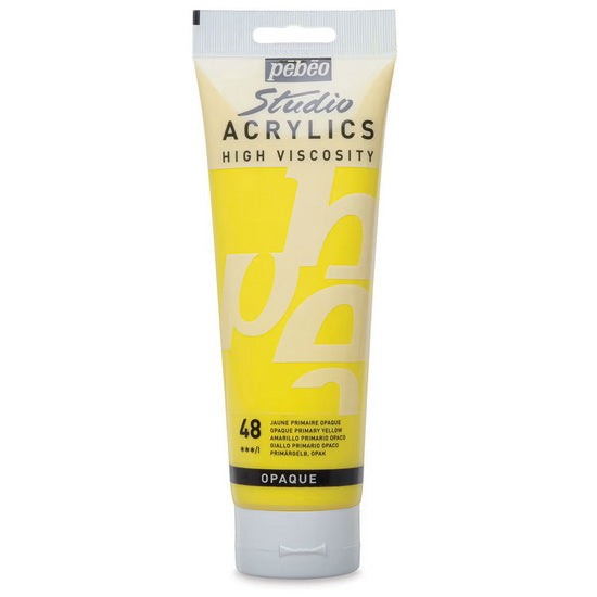 Acrylic hv - studio - 250ml - primary yellow
