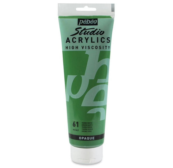 Acrylique hv - studio - 250ml - terre verte