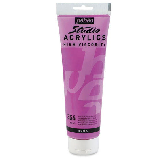 Acrylic hv - studio - 250ml - iridescent blue violet