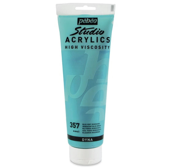 Acrylic hv - studio - 250ml - iridescent green blue