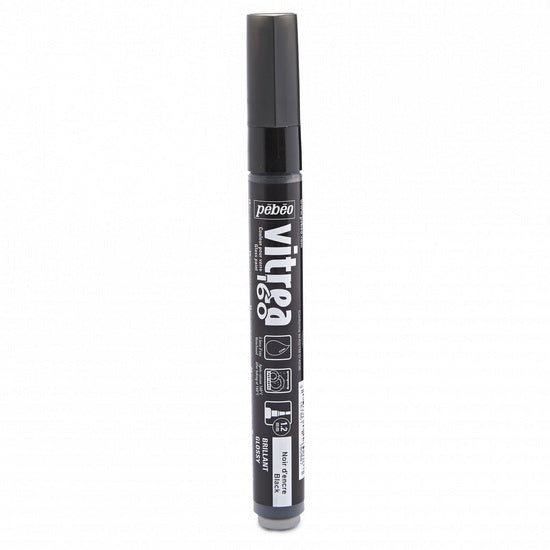 Glass marker - vitrea 160 - ink black gloss