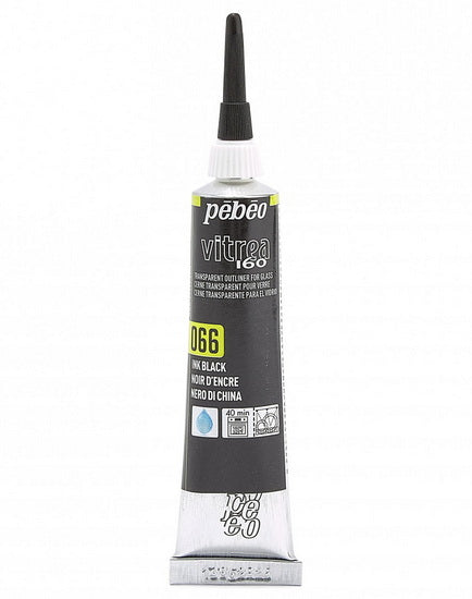 Relief outliner - vitrea 160 - 20ml - ink black