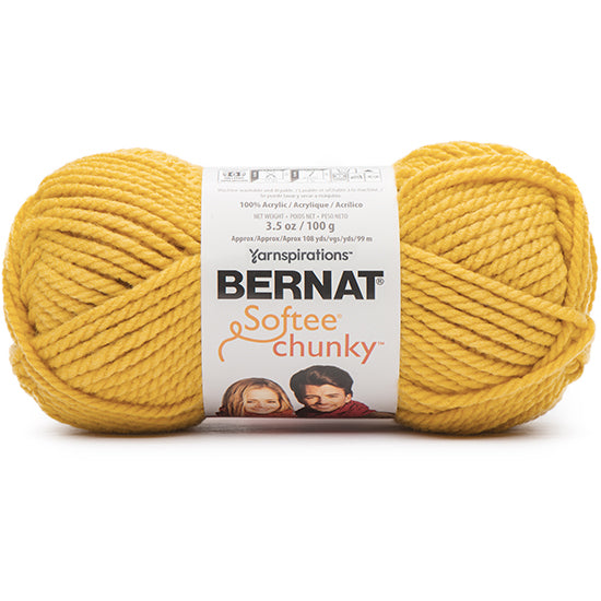 Fil softee chunky  #6 - 100gr - or eclatant
