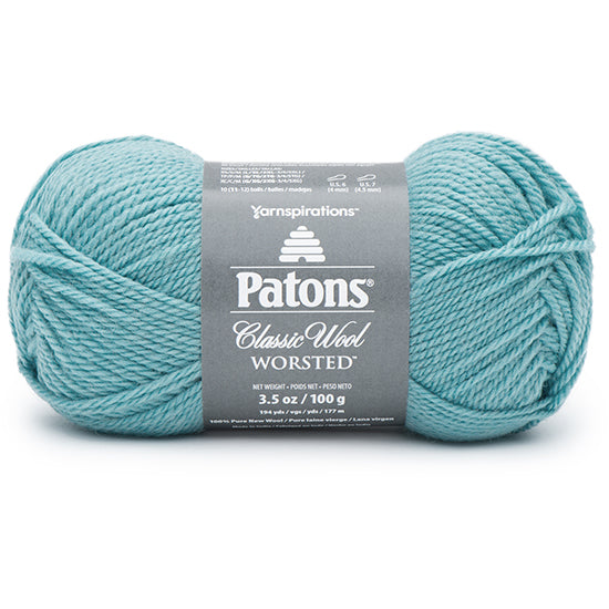 Classic wool yarn #4 - 100g - teal chalk
