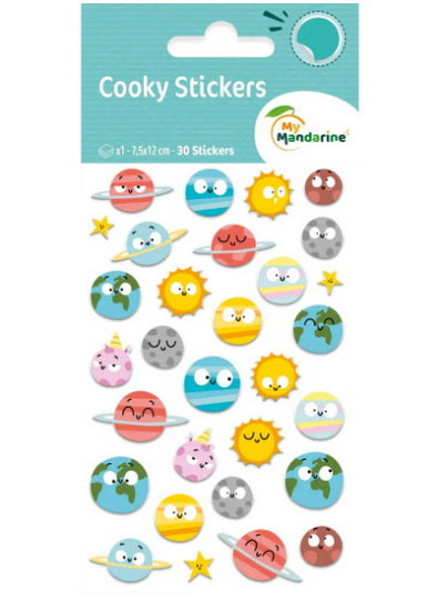 Autocollants Cooky : Planètes