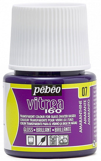 Peinture verre - vitrea 160 - 45ml - amarante