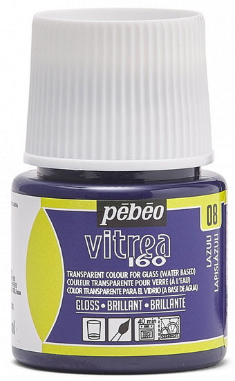Glass paint - vitrea 160 - 45ml - lazzuli