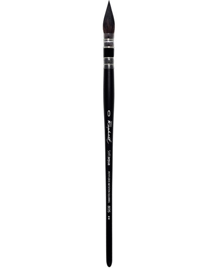 Watercolor brush - synthetic - softaqua - bristle mop #0