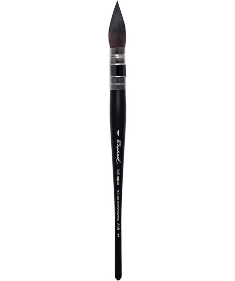 Watercolor brush - synthetic - softaqua - bristle mop #4
