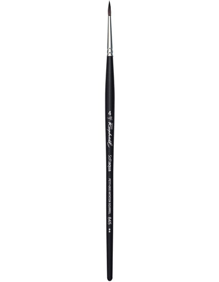 Watercolor brush - synthetic - softaqua - round #4
