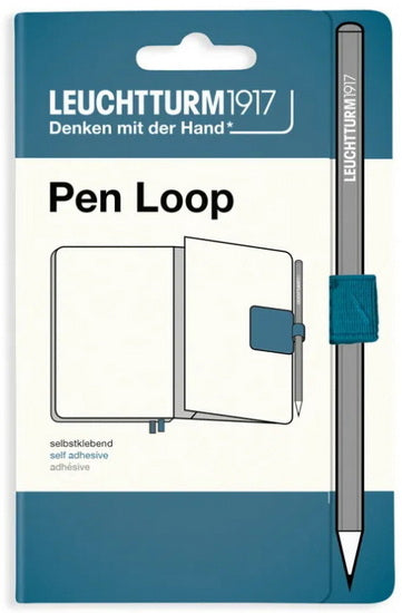 Pen loop stone blue