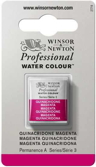 Watercolour half pan - quinacridone magenta - s3