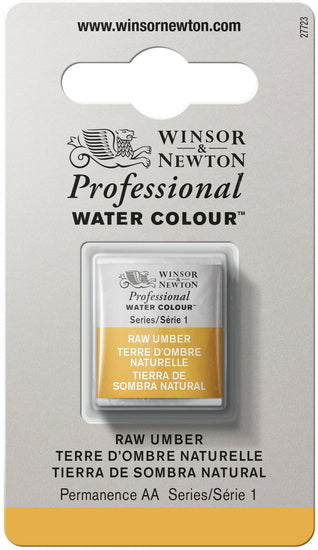 Watercolour half pan - raw umber - s1