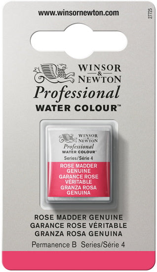 Aquarelle demi-godet - garance rose véritable - s4