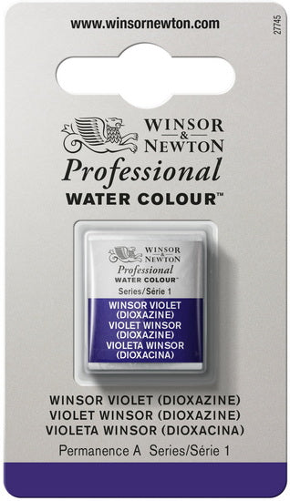 Watercolour half pan - winsor violet dioxazine - s1