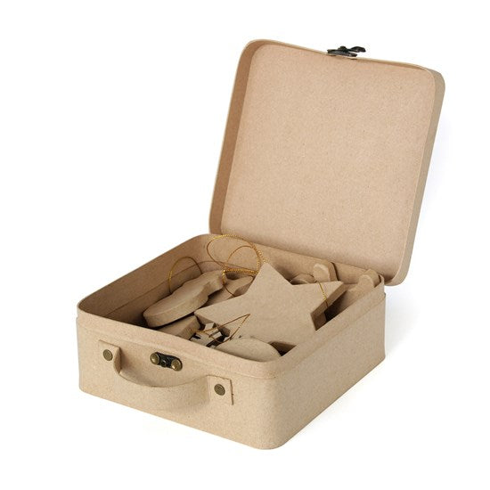 10-Piece Kraft Ornament Set