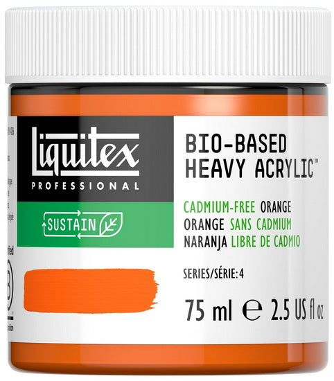 Acrylique bio hv - 2.5oz - orange sans cadmium - s4