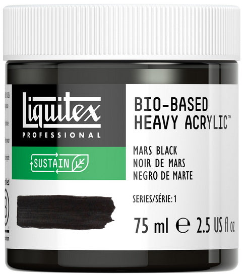 Bio hb acrylic - 2.5oz - mars black - s1