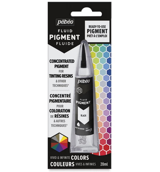 Resin fluid pigment - 20ml - black