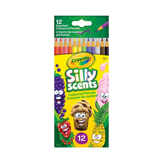 Ens. 12 crayons parfumés Silly Scents
