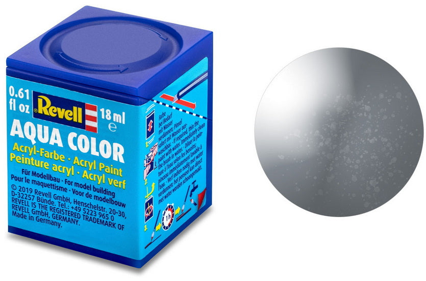 Aqua Color Acrylic Paint - 18 ml Steel Metallic