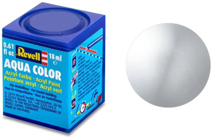 Aqua Color Acrylic Paint - 18 ml Aluminium Metallic