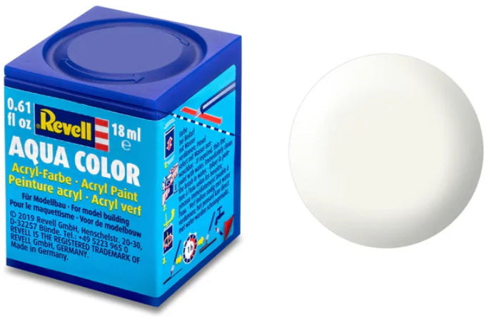 ACRYLIQUE AQUA COLOR - 18 ML Blanc Satiné