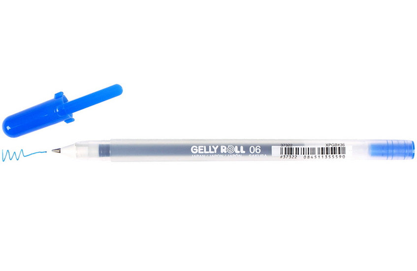 Gel pen gelly roll 0.3mm blue