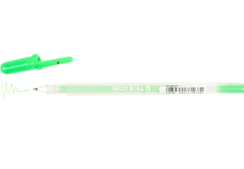 Gel pen gelly roll moonlight 0.5mm fluorescent green