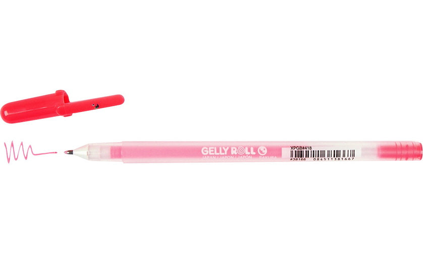 Gel pen gelly roll moonlight 0.5mm fluorescent red