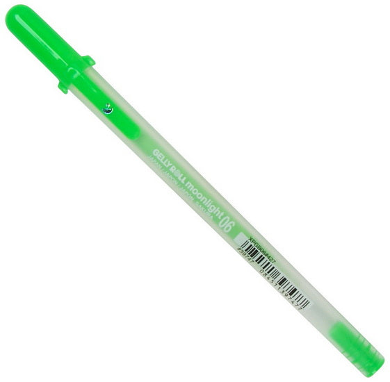 Gel pen gelly roll moonlight 0.3mm fluorescent green