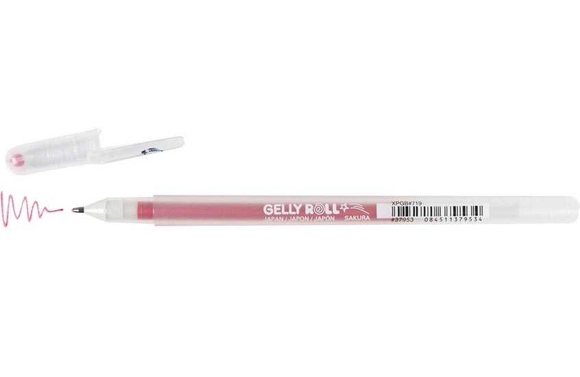 Gel pen gelly roll stardust 0.5mm red