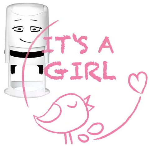 Buffer Pattern – It’s a Girl with Bird
