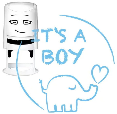 Buffer Pattern – It’s a Boy with Elephant