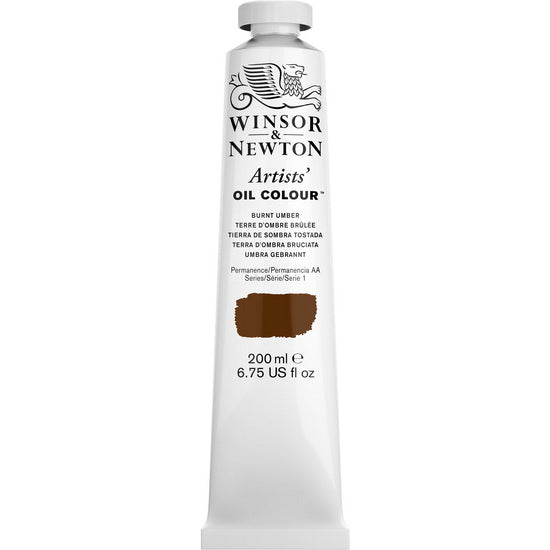 Huile artiste - 200ml - terre d'ombre brûlée - s1