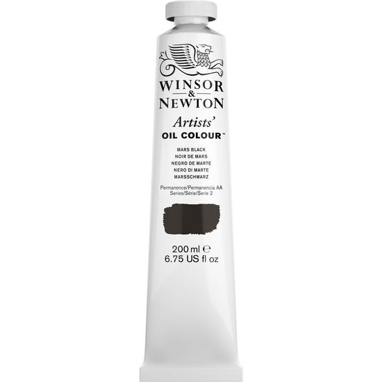 Artist oil - 200ml - mars black - s2