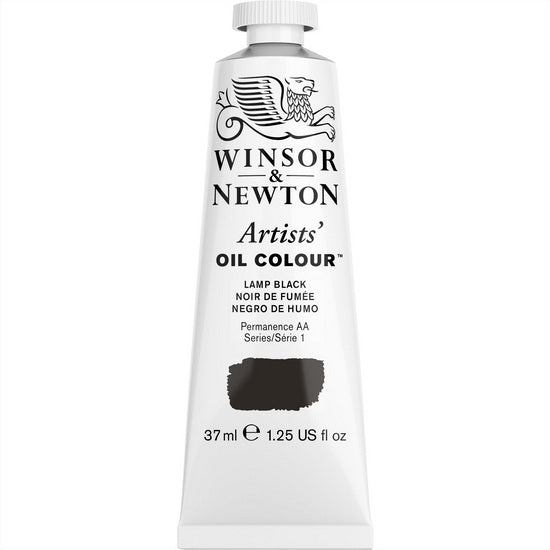 Artist oil - 37ml - lamp black - s1