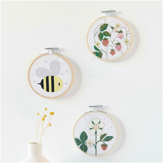 X-Stitch Embroidery Kit - Bee