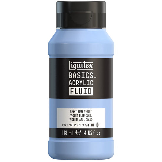 Basics fluid acrylic - 4oz - light blue violet