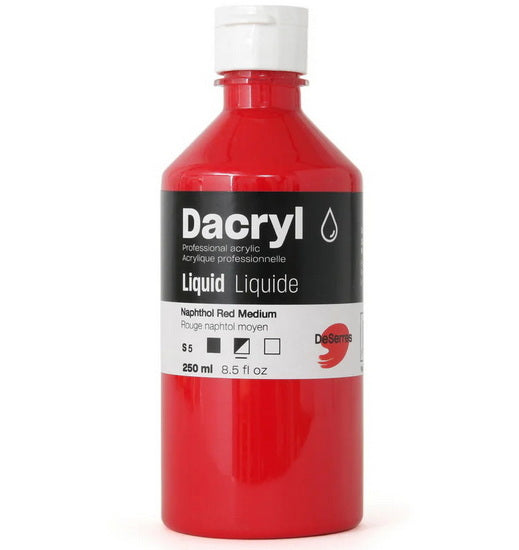 Liquid Acrylic Naphthol Red Medium Series 5 - 250ml