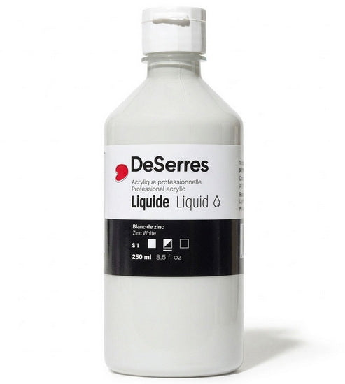 Liquid Acrylic Zinc White Series 1 - 250ml