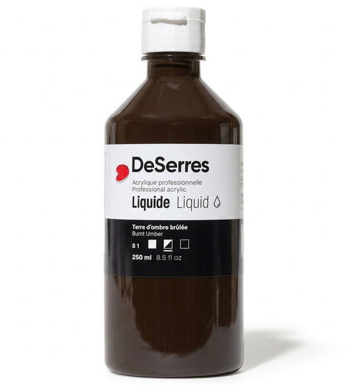 Liquid Acrylic Burnt Umber Series 1 - 250ml