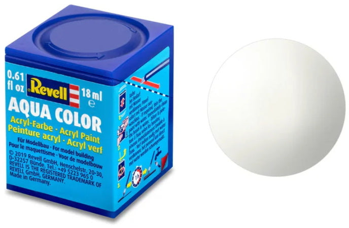 Aqua Color Acrylic Paint - 18 ml White Gloss