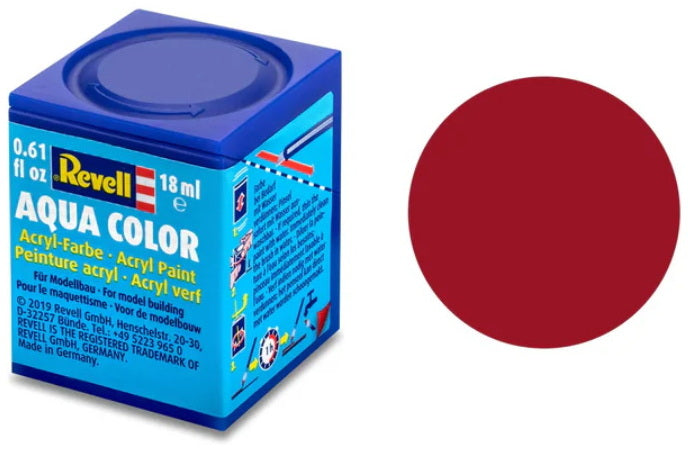 Aqua Color Acrylic Paint - 18 ml Carmine Red Mat