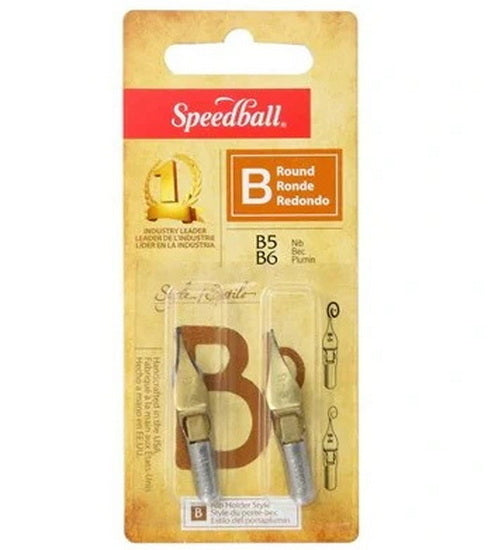 Calligraphy nibs - b5-b6 - round (2)