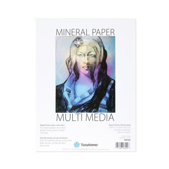 Tablette papier minéral multimédia - 8 x 12 po